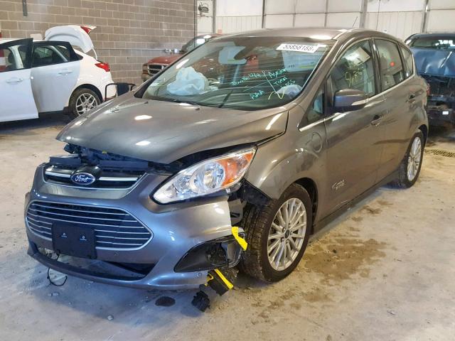 1FADP5CU0DL539995 - 2013 FORD C-MAX PREM GRAY photo 2