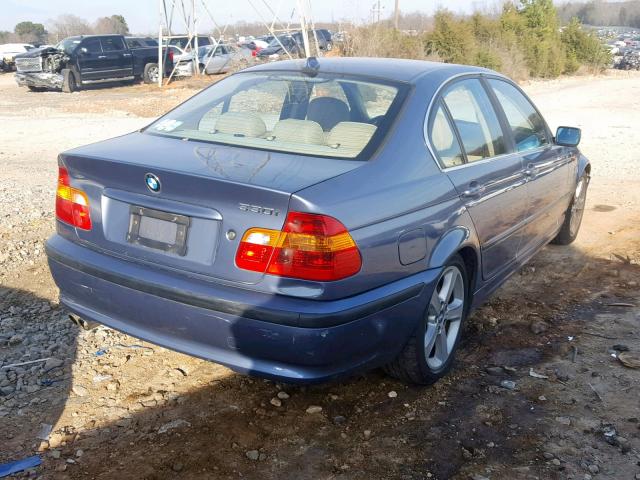 WBAEV53484KM35858 - 2004 BMW 330 I BLUE photo 4