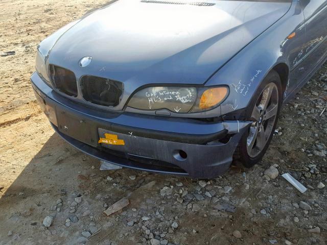 WBAEV53484KM35858 - 2004 BMW 330 I BLUE photo 9