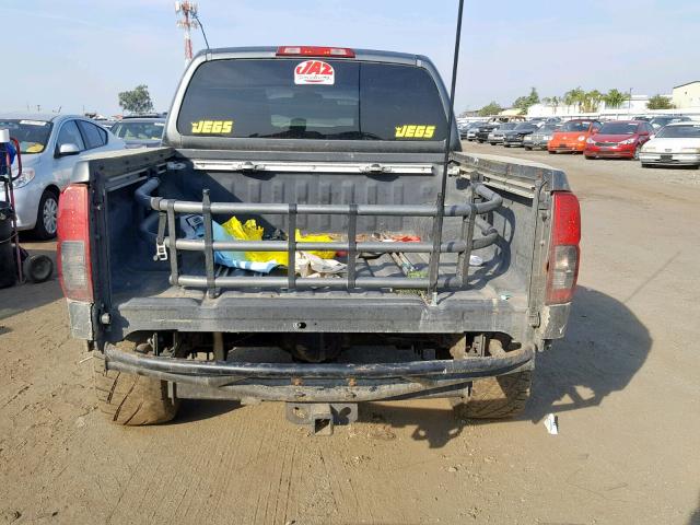 1N6AD07UX9C416227 - 2009 NISSAN FRONTIER C GRAY photo 10