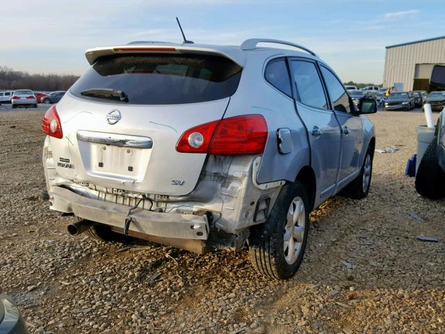 JN8AS5MT1BW575499 - 2011 NISSAN ROGUE S SILVER photo 4