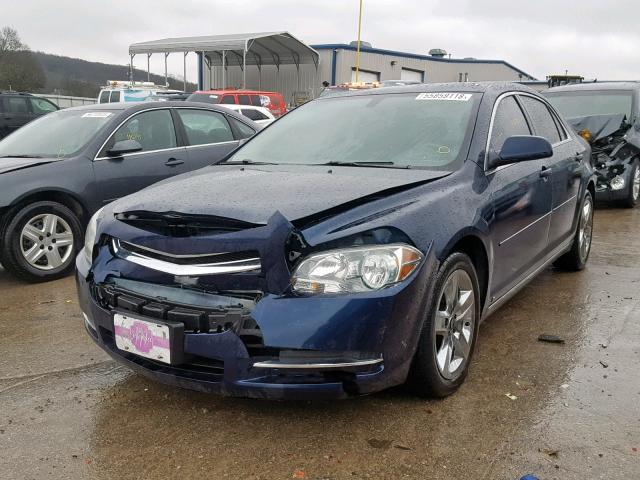 1G1ZC5EB8A4121514 - 2010 CHEVROLET MALIBU 1LT BLUE photo 2