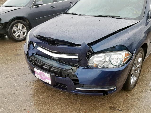 1G1ZC5EB8A4121514 - 2010 CHEVROLET MALIBU 1LT BLUE photo 9