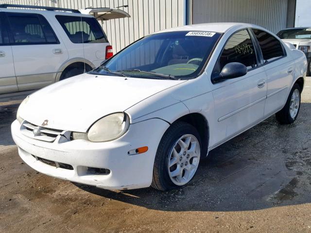 1B3ES56C82D638590 - 2002 DODGE NEON ES WHITE photo 2