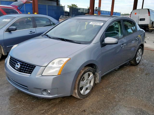 3N1AB61EX8L712559 - 2008 NISSAN SENTRA 2.0 GRAY photo 2