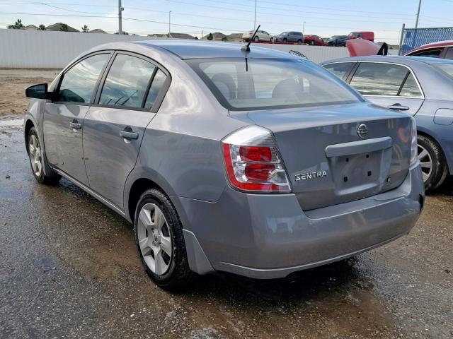 3N1AB61EX8L712559 - 2008 NISSAN SENTRA 2.0 GRAY photo 3