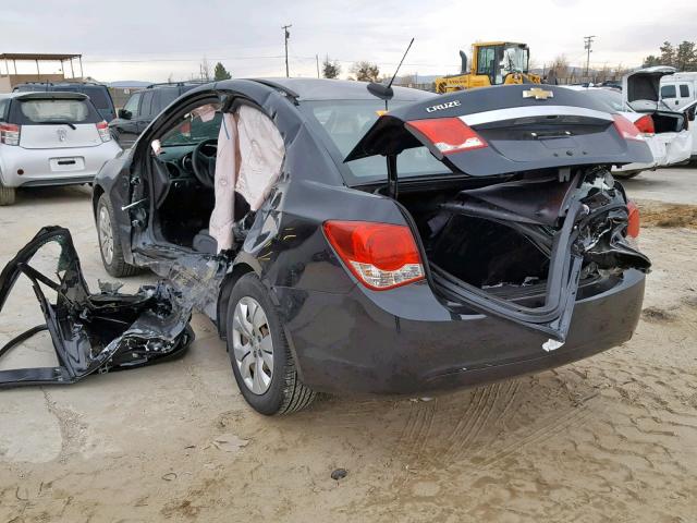 1G1PA5SH4F7267842 - 2015 CHEVROLET CRUZE LS BLACK photo 3