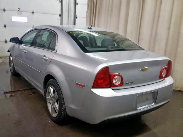 1G1ZB5EB3AF222287 - 2010 CHEVROLET MALIBU LS SILVER photo 3