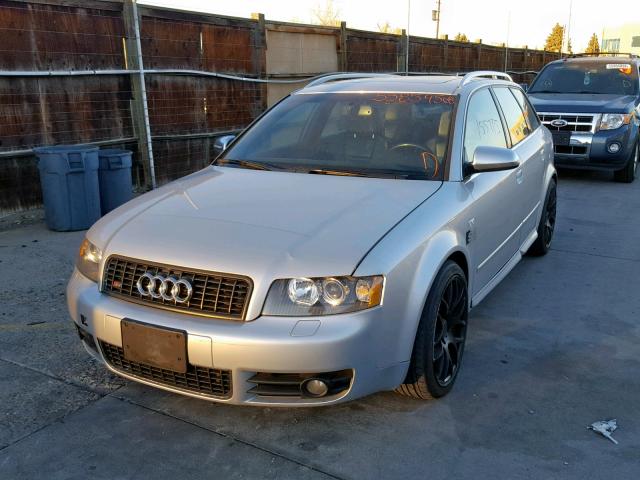 WAUXL68E35A006446 - 2005 AUDI S4 AVANT Q SILVER photo 2