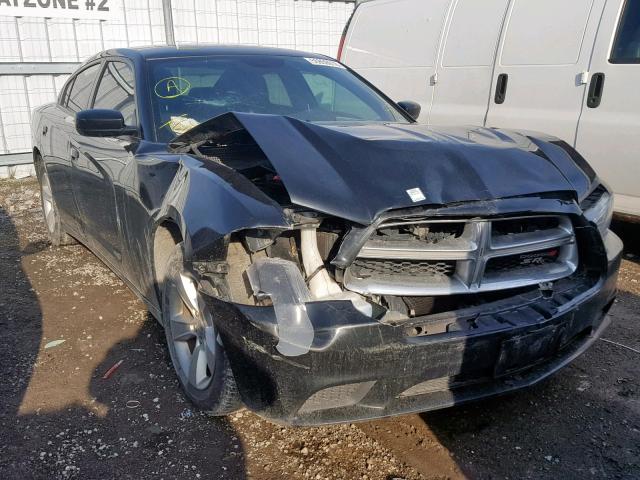 2C3CDXBG8EH106059 - 2014 DODGE CHARGER SE GRAY photo 1