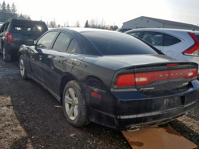 2C3CDXBG8EH106059 - 2014 DODGE CHARGER SE GRAY photo 3