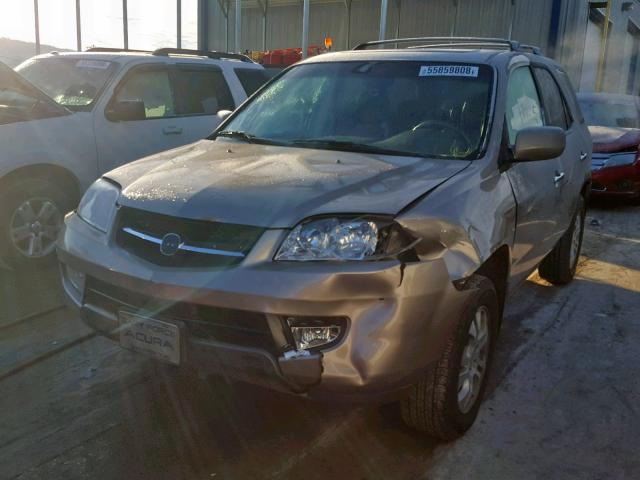 2HNYD18783H544805 - 2003 ACURA MDX TOURIN TAN photo 2