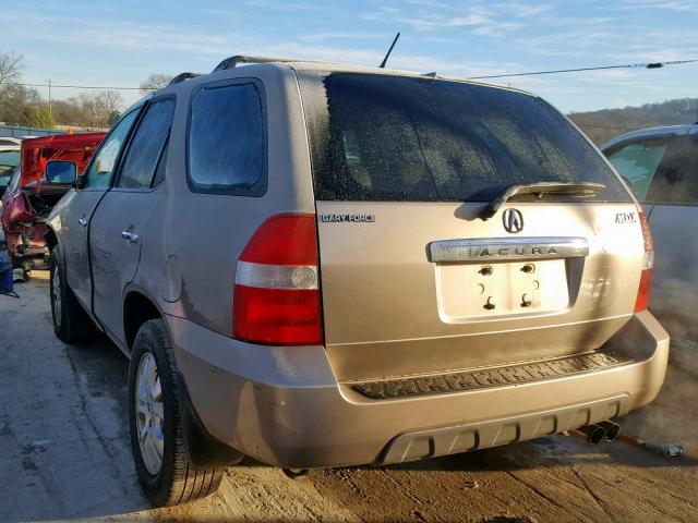 2HNYD18783H544805 - 2003 ACURA MDX TOURIN TAN photo 3