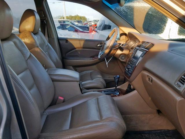 2HNYD18783H544805 - 2003 ACURA MDX TOURIN TAN photo 5