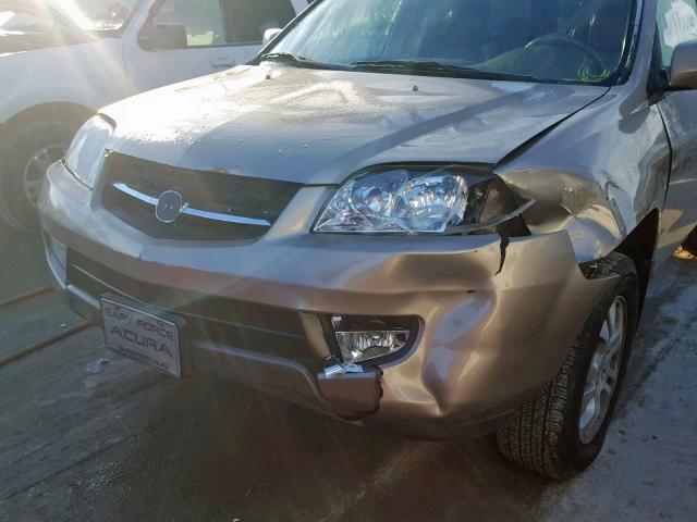 2HNYD18783H544805 - 2003 ACURA MDX TOURIN TAN photo 9