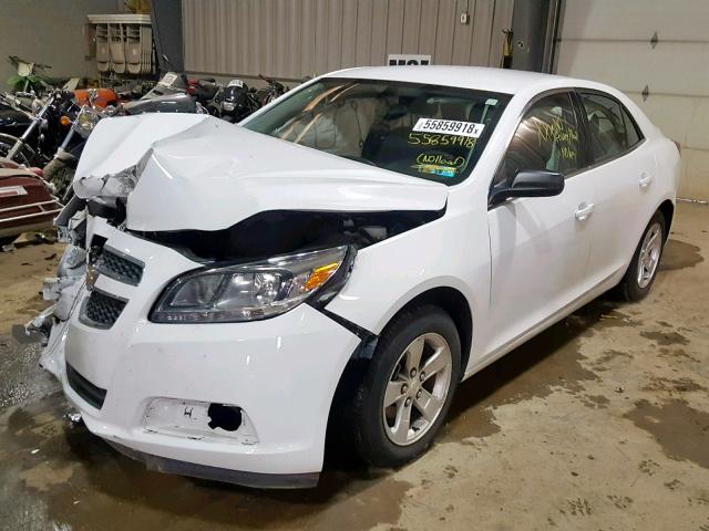 1G11B5SA4DF161416 - 2013 CHEVROLET MALIBU LS 白色 照片 2