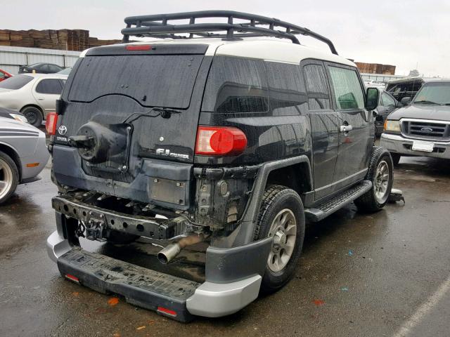 JTEBU4BF7BK112402 - 2011 TOYOTA FJ CRUISER BLACK photo 4