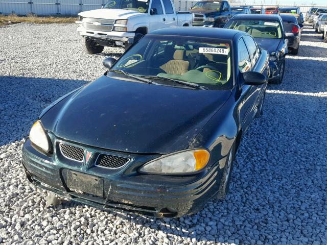 1G2NF52F72C106552 - 2002 PONTIAC GRAND AM S GREEN photo 2