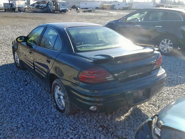 1G2NF52F72C106552 - 2002 PONTIAC GRAND AM S GREEN photo 3