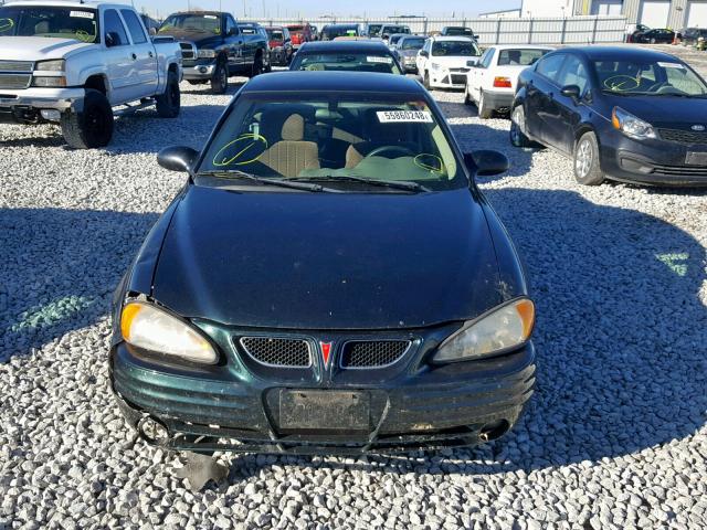 1G2NF52F72C106552 - 2002 PONTIAC GRAND AM S GREEN photo 9