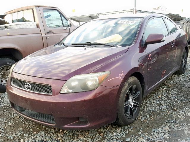 JTKDE177870212580 - 2007 TOYOTA SCION TC Bənövşəyi foto 2