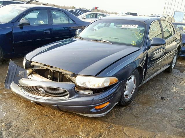 1G4HR54K5YU192131 - 2000 BUICK LESABRE LI GRAY photo 2