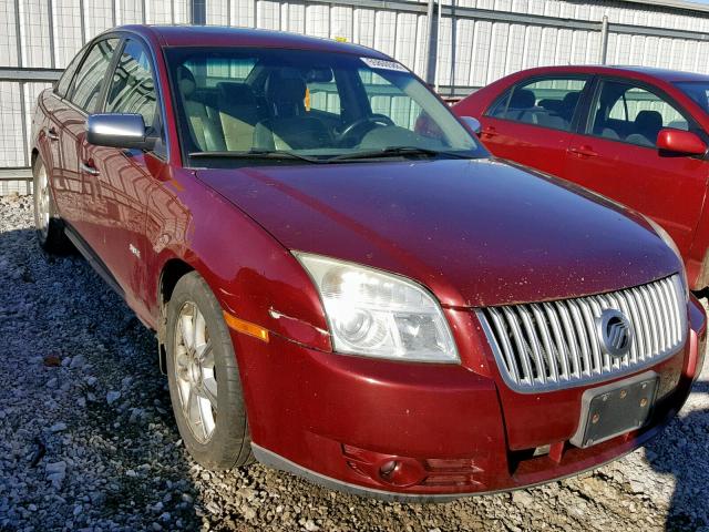 1MEHM42W98G615759 - 2008 MERCURY SABLE PREM BURGUNDY photo 1