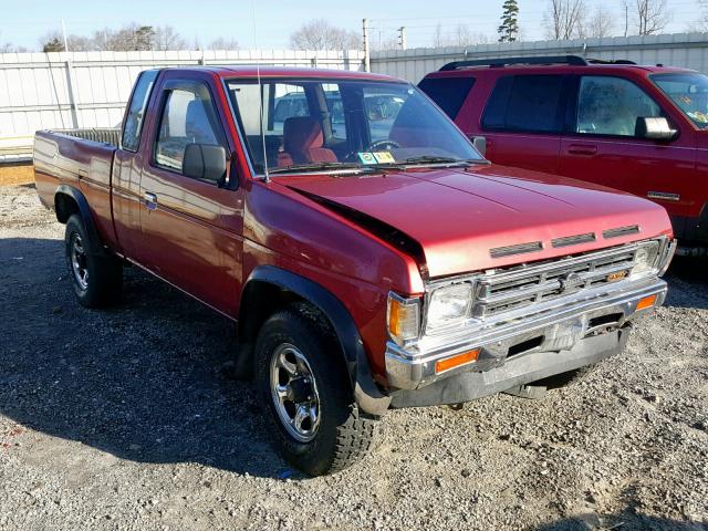 1N6HD16Y1LC317599 - 1990 NISSAN D21 KING C RED photo 1