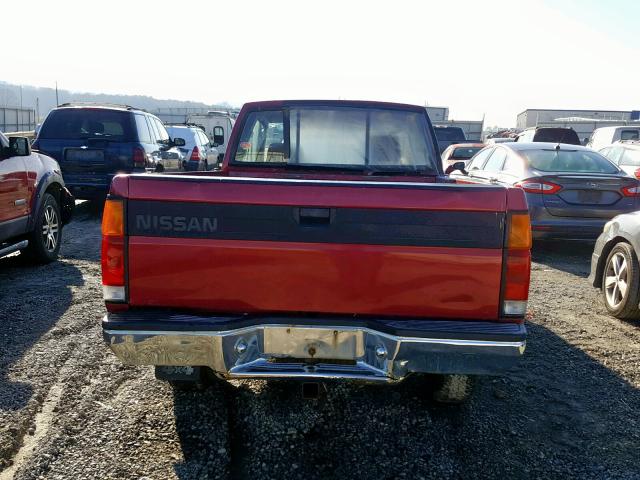 1N6HD16Y1LC317599 - 1990 NISSAN D21 KING C RED photo 6