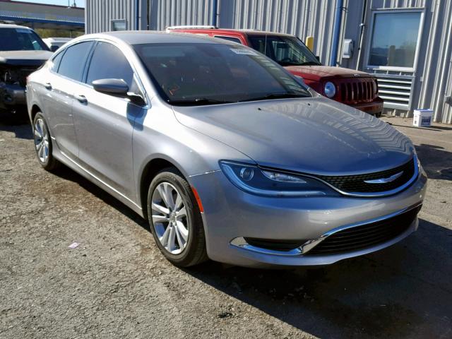 1C3CCCAB2FN750697 - 2015 CHRYSLER 200 LIMITE SILVER photo 1