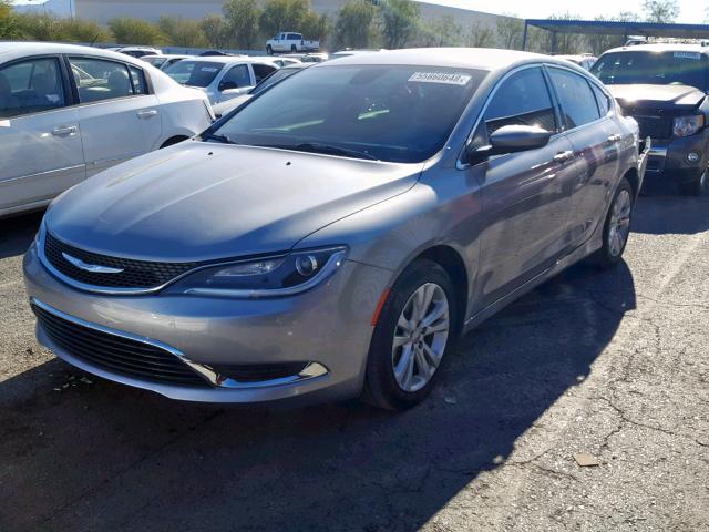 1C3CCCAB2FN750697 - 2015 CHRYSLER 200 LIMITE SILVER photo 2