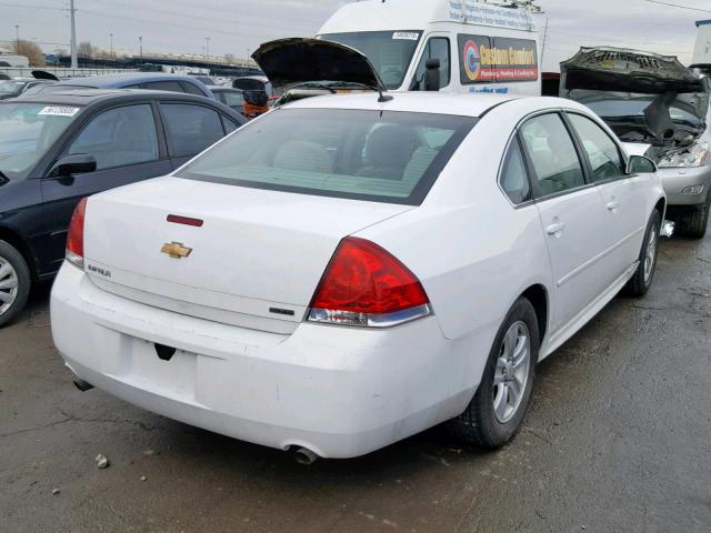 2G1WA5E37F1147011 - 2015 CHEVROLET IMPALA LIM WHITE photo 4