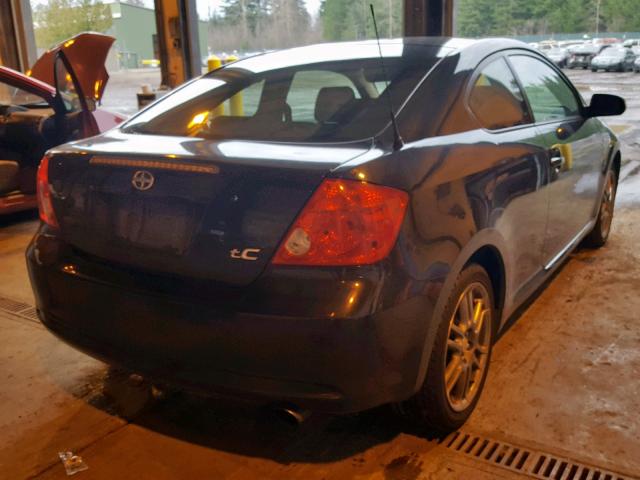 JTKDE177360085395 - 2006 TOYOTA SCION TC შავი ფოტო 4