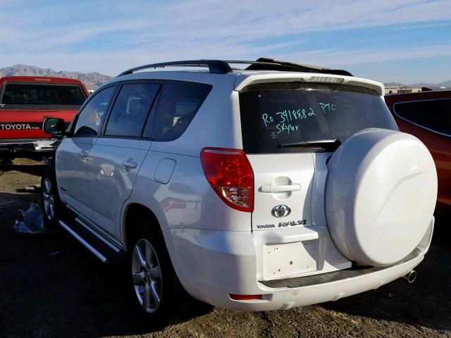 JTMZD34V275058868 - 2007 TOYOTA RAV4 LIMIT WHITE photo 3