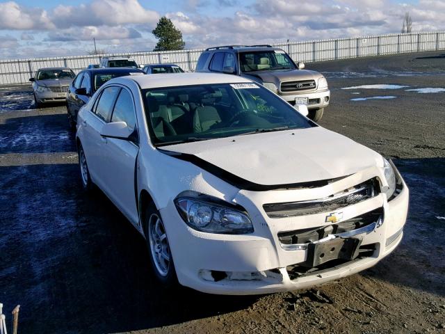 1G1ZH57B884291378 - 2008 CHEVROLET MALIBU 1LT WHITE photo 1