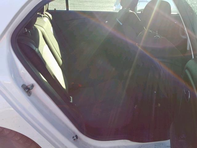 1G1ZH57B884291378 - 2008 CHEVROLET MALIBU 1LT WHITE photo 6