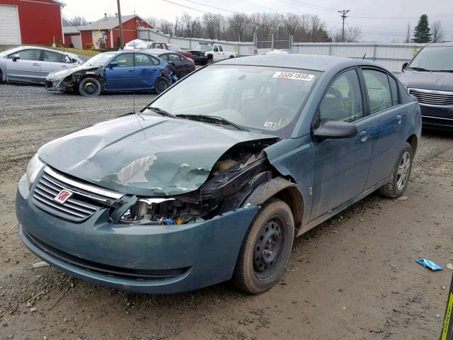 1G8AJ55F27Z146783 - 2007 SATURN ION LEVEL GREEN photo 2