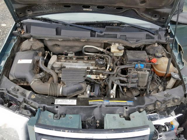 1G8AJ55F27Z146783 - 2007 SATURN ION LEVEL GREEN photo 7