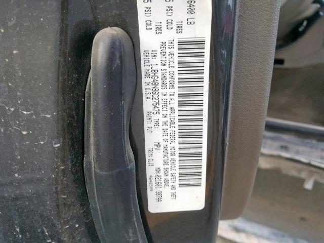 1J8HG48N86C275475 - 2006 JEEP COMMANDER Qəhvəyi foto 10