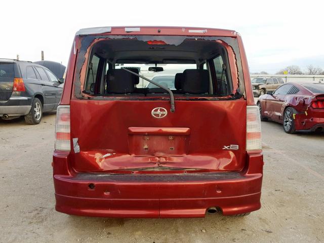 JTLKT324564059634 - 2006 TOYOTA SCION XB Қызыл фото 9