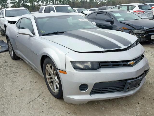 2G1FA1E35E9158663 - 2014 CHEVROLET CAMARO LS SILVER photo 1