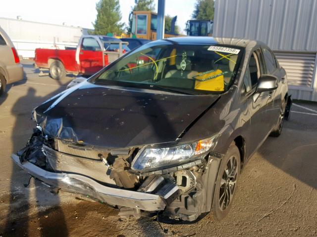 19XFB2F98DE253747 - 2013 HONDA CIVIC EXL GRAY photo 2