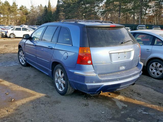 2A8GM78X57R202354 - 2007 CHRYSLER PACIFICA L BLUE photo 3