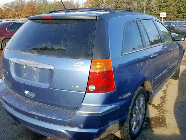 2A8GM78X57R202354 - 2007 CHRYSLER PACIFICA L BLUE photo 4