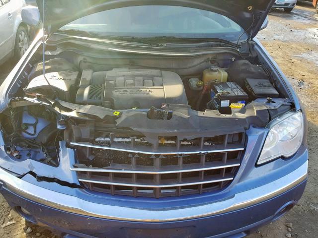 2A8GM78X57R202354 - 2007 CHRYSLER PACIFICA L BLUE photo 7