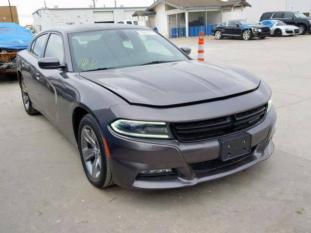 2C3CDXHG2FH878596 - 2015 DODGE CHARGER SX CHARCOAL photo 1