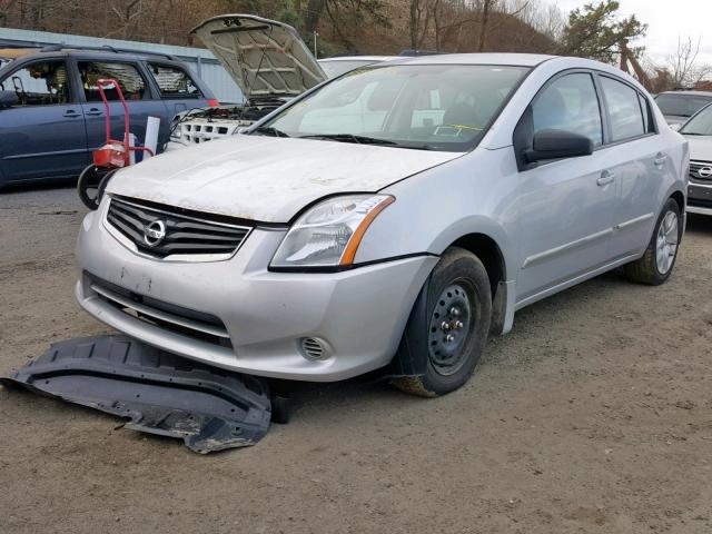 3N1AB6AP8CL707161 - 2012 NISSAN SENTRA 2.0 SILVER photo 2