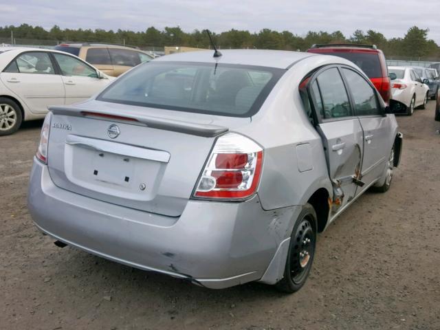 3N1AB6AP8CL707161 - 2012 NISSAN SENTRA 2.0 SILVER photo 4