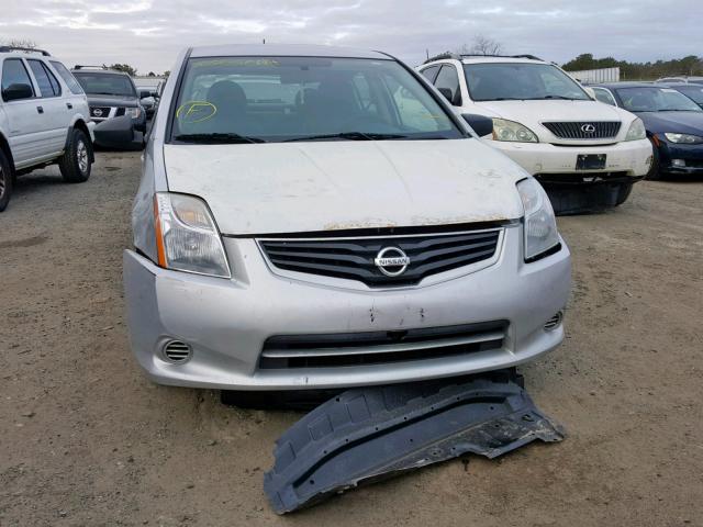 3N1AB6AP8CL707161 - 2012 NISSAN SENTRA 2.0 SILVER photo 9