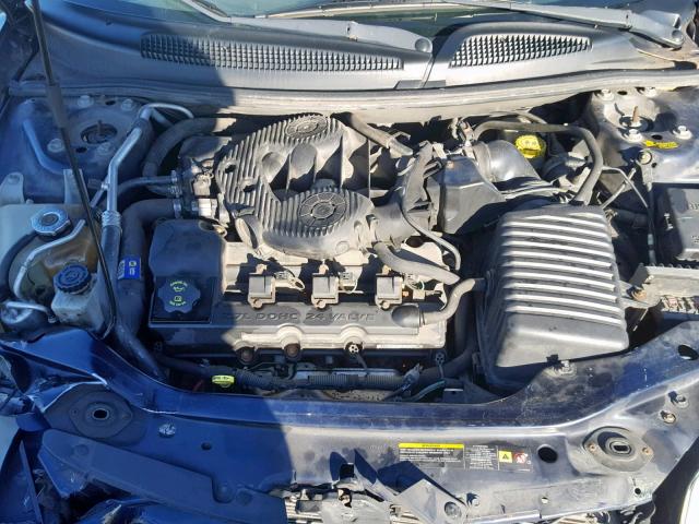 1B3EL46TX5N633946 - 2005 DODGE STRATUS SX BLUE photo 7